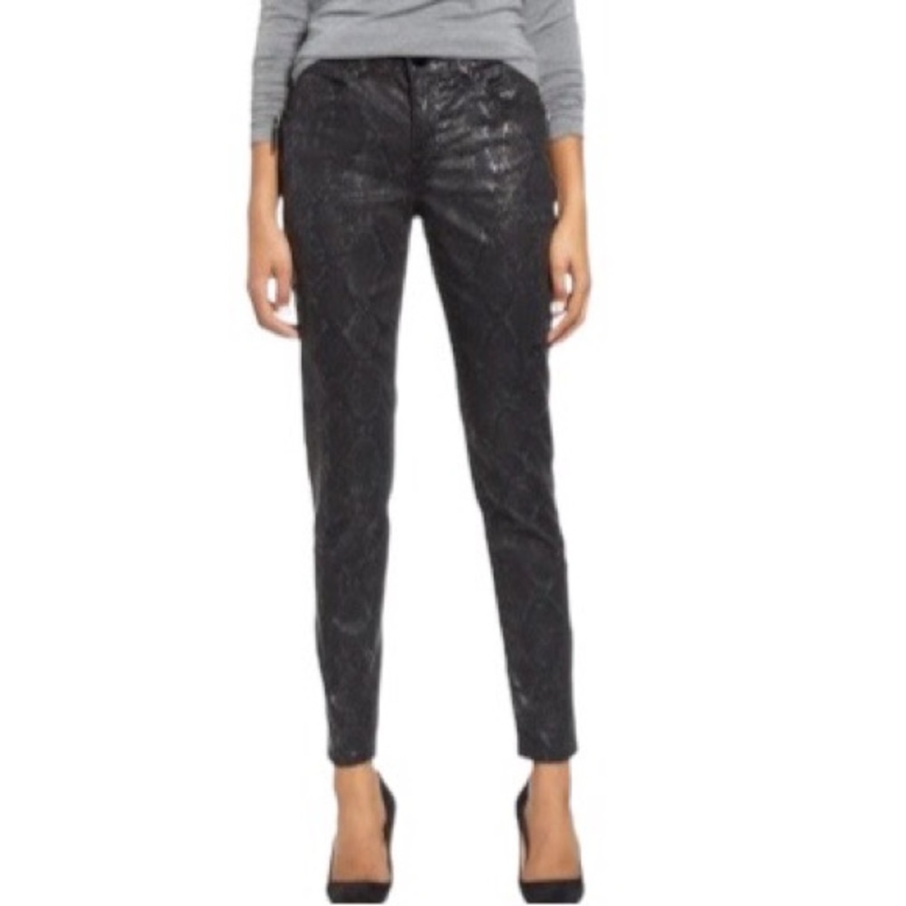 Wit & Wisdom Black Snakeskin Print Ab’solution Jegging Size 18P